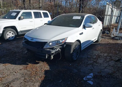 2013 Kia Optima Sx z USA, uszkodzony, nr VIN 5XXGR4A62DG219738